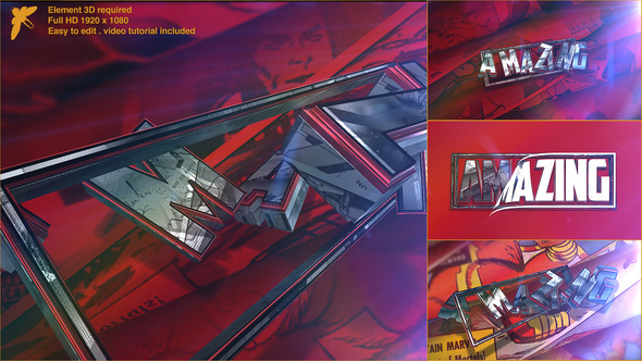 Superhero Logo Element alt