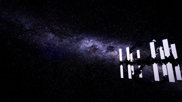 Spaceship Travelling Through the Universe alt