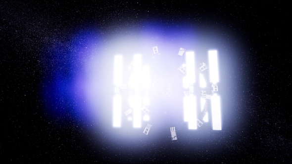 Spaceship Travelling Through the Universe alt