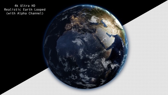 Realistic Earth Globe