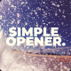 Simple Opener - VideoHive Item for Sale