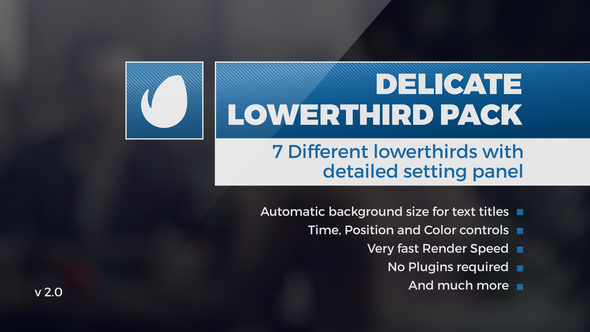 Delicate Lower Third Pack