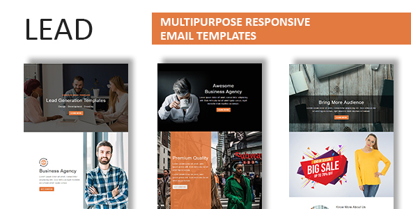 Lead - Multipurpose Responsive Email Template With Online StampReady Builder Access