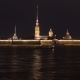 Peter and Paul Fortress Night  Is the Original Citadel of St Petersburg Russia - VideoHive Item for Sale