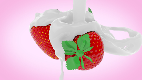 Delicious Milk and Strawberries alt
