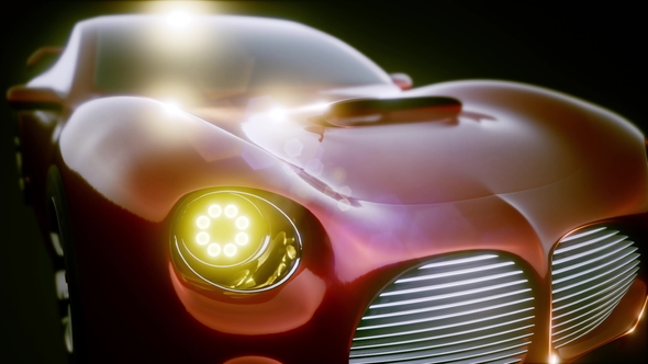 Luxury Brandless Sport Car alt