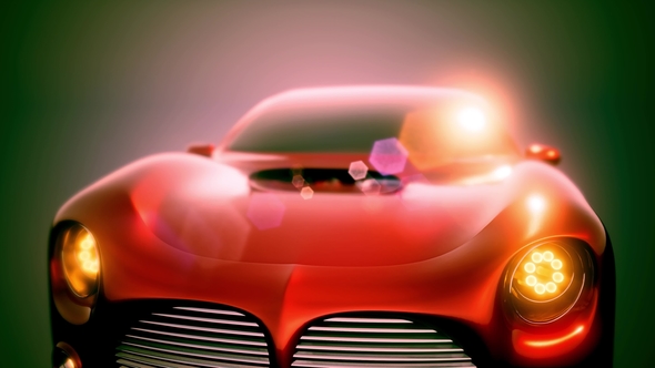 Luxury Brandless Sport Car alt