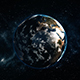 Realistic Earth Rotating in Space Globe as it Gets Dark You See Cities - VideoHive Item for Sale
