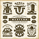 Vintage Western Labels and Badges Set - GraphicRiver Item for Sale