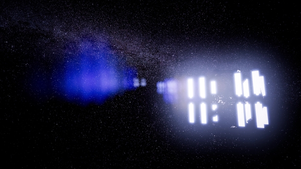 Spaceship Travelling Through the Universe alt