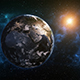 Planet Earth Rotation at Night with Space Background - VideoHive Item for Sale