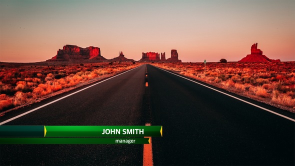 Simple Lower Thirds Template 2