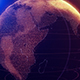 Digital Shinny Globe of Earth Rotation for News Intro - VideoHive Item for Sale
