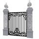 Exterior Gate architectural DOOR - 3DOcean Item for Sale