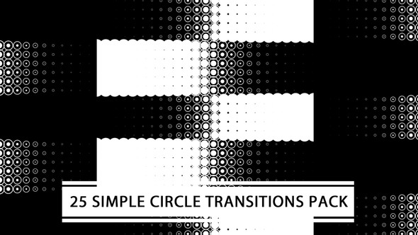 25 Simple Circle Transitions Pack