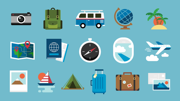 16 Travel Icons