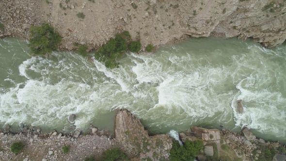 Mountain River with Rapids