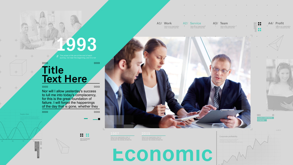 Clean Corporate Timeline