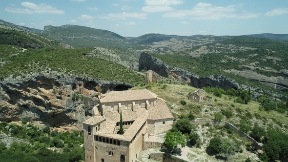 Collegiate Castle of Santa Maria La Mayor Alquezar Huesca Spain