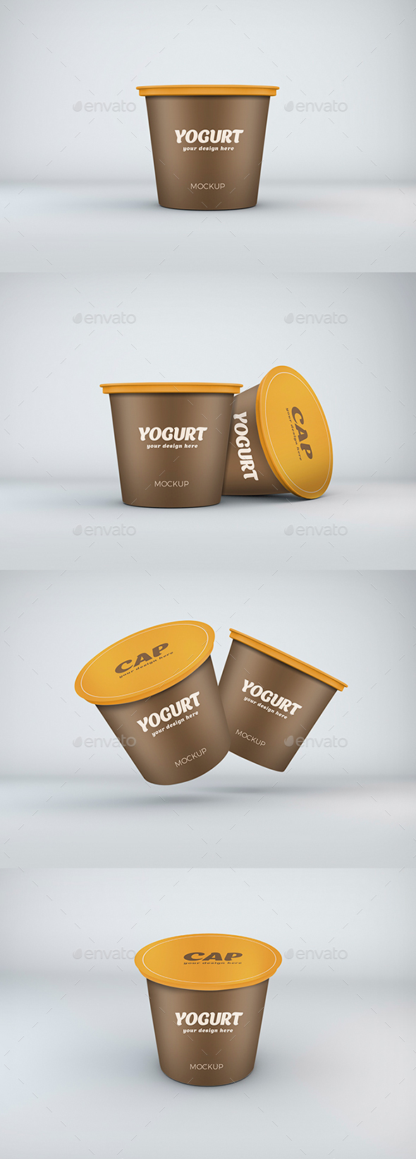 Yogurt Mockup Graphics Vectors From Graphicriver