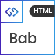 Portfolio HTML Template - BAB - ThemeForest Item for Sale