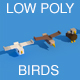 Low Poly Animals Birds - 3DOcean Item for Sale