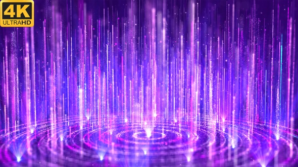 Purple Elegant Dream Particle Streaks