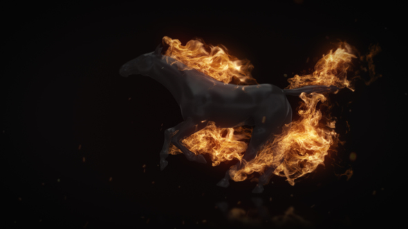 Flamming Horse Logo Reveal alt