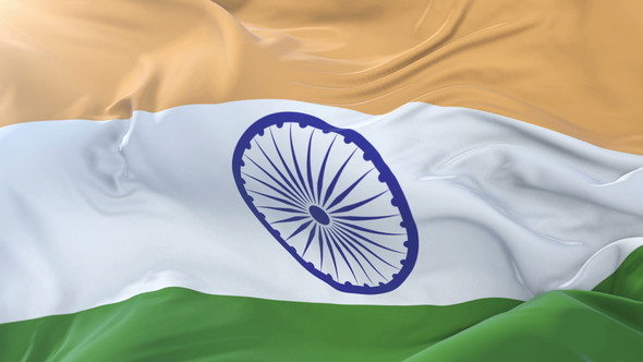 Indian Flag Waving