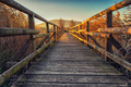 Wood bridge over peatlands - PhotoDune Item for Sale