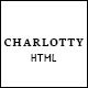 Charlotty - Minimal Personal Portfolio HTML Template - ThemeForest Item for Sale
