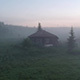 Abandoned House and Tree in the Fog - VideoHive Item for Sale