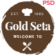 Gold Seta - Cafe PSD Template - ThemeForest Item for Sale