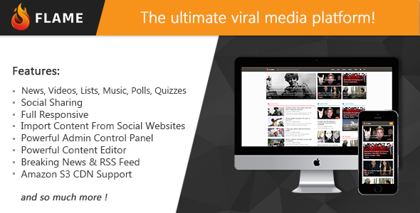 Flame – News, Viral Lists, Quizzes, Videos, Polls and Music or Hire Freelancers from FreelancerCV.com