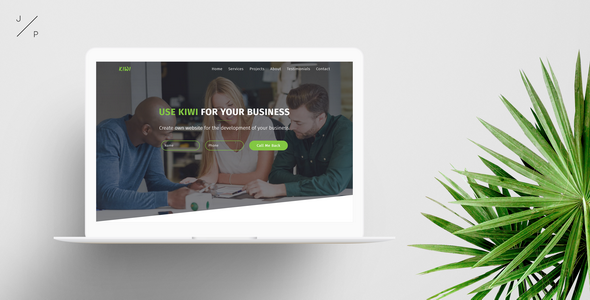 KIWI - Startup Business Muse Szablon