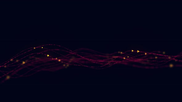 4K Abstract particle background (loopable)