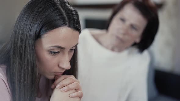 Mother Talks with Depressed Daughter