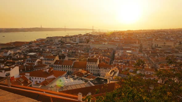 Panoramic view of Lisbon, Portugal