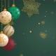 Happy New Year And Merry Christmas Background Video With Baubles And Stars - VideoHive Item for Sale