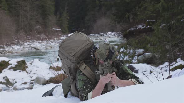 Army Man Wearing Tactical Uniform