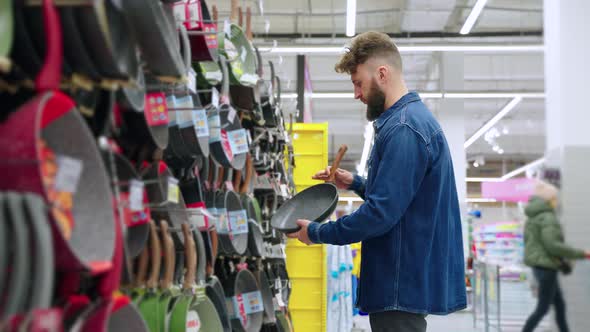 Man Buyer Needs New Frying Pan