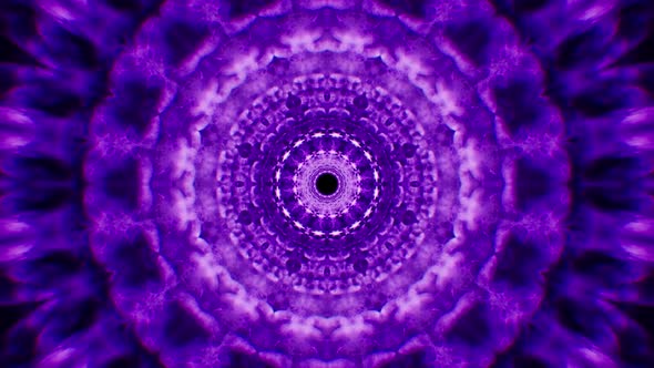 Hallucination Purple Plasma Tunnel Loop 4K 01