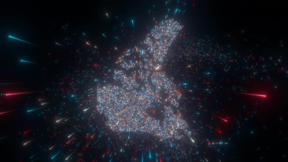 Abstract Map Of Canada 4k alt