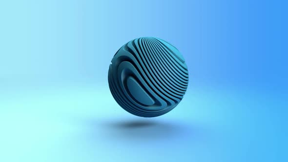 Abstract Blue Sphere Animation HD