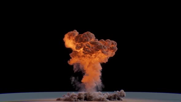 Fire Explosion Fireball Realistic Flame  alt