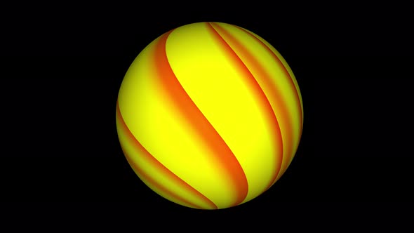 yellow sphere line background