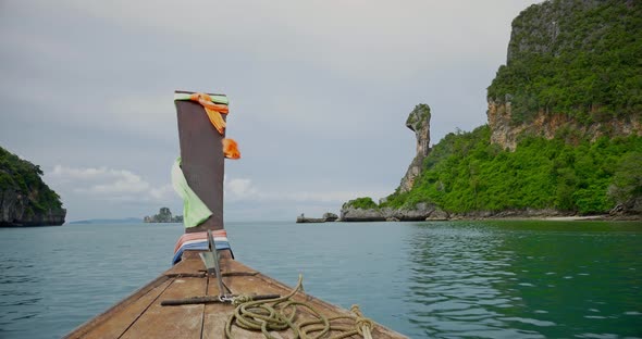 Ocean Boat Ride In Thailand