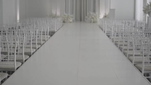 Wedding Ceremony Room Without People