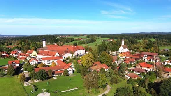 Beuerberg Monastery, Eurasburg, Toelzer Land, Bavaria, Germany