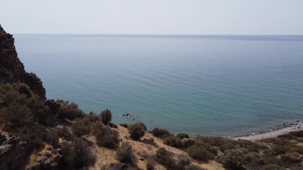 Beautiful Greek Seascape at Sunny Day